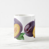 Blaue Pflaumen Kaffeetasse (Mittel)