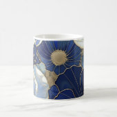 Blaue Pflaumen Vintag Inspiriert Kaffeetasse (Mittel)