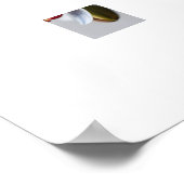 Blaue Phalaenopsis Orchids Kunstdrucke Poster (Ecke)