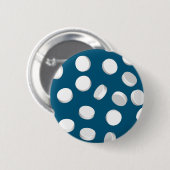blaue Pillen Drogen Button (Vorne & Hinten)