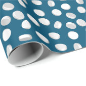 blaue Pillen Drogen Geschenkpapier (Rolleneckpunkt)