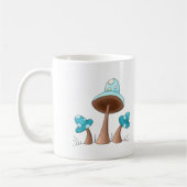 Blaue Pilze Kaffeetasse (Links)