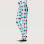 Blaue Pilze Leggings (Links)