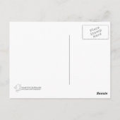 Blaue Pilze Postkarte (Rückseite)