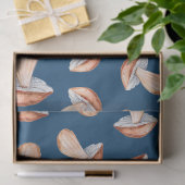 Blaue Pilze Seidenpapier (Geschenk)