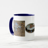 Blaue Pilze Tasse (Vorderseite Links)