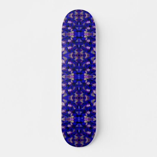 Blaue Pilzskateboard Skateboard (Vorne)