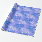 Blaue Pine Holiday Pattern Geschenkpapier (Ungerollt)