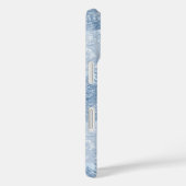 Blaue Pine Tree Muster Case-Mate iPhone Hülle (Rückseite / Rechts)