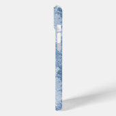 Blaue Pine Trees Case-Mate iPhone Hülle (Rückseite / Links)