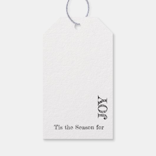 Blaue Pinecone, Birkenzweige, Blaue Früchte Geschenkanhänger (Rückseite)