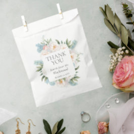 BLAUE PINK BLOMING BLUME BRIDAL Vielen Dank Geschenktütchen