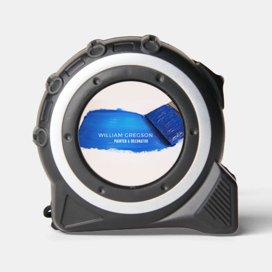 Blaue Pinsel, Maler und Dekorator Maßband (Vorderseite)