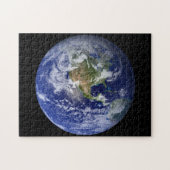 Blaue Planeten-Erde Puzzle (Horizontal)