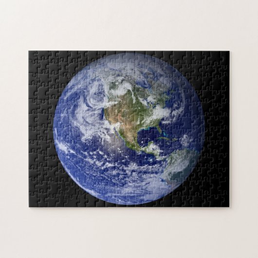 Blaue Planeten-Erde Puzzle (Horizontal)
