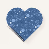 Blaue Planeten Notizblock (Vorderseite)