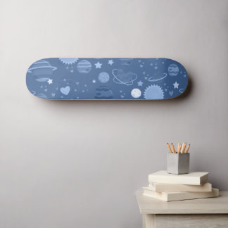 Blaue Planeten Skateboard