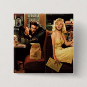 Blaue Platte 2 Button (Vorderseite)