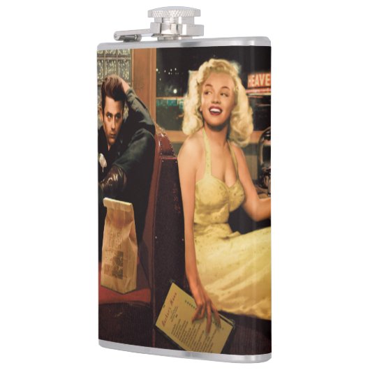 Blaue Platte 2 Flachmann (Links)