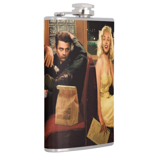 Blaue Platte 2 Flachmann (Rechts)