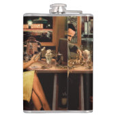 Blaue Platte 2 Flachmann (Rückseite)