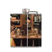 Blaue Platte 2 Flachmann (Rückseite)