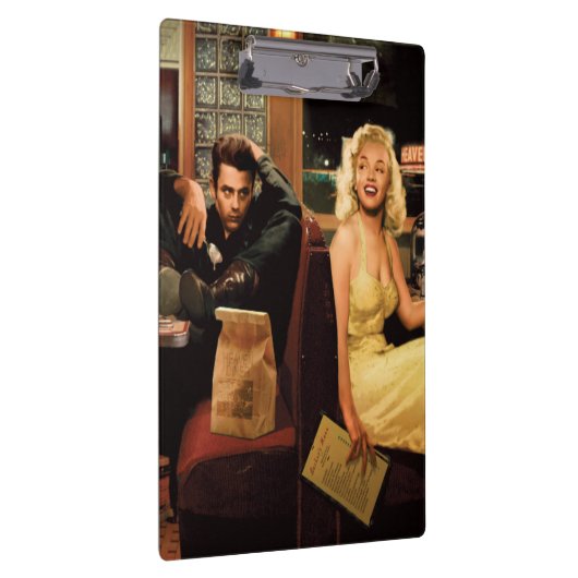 Blaue Platte Klemmbrett (Rechts)