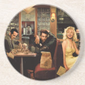 Blaue Platte Sandstein Untersetzer (Vorne)