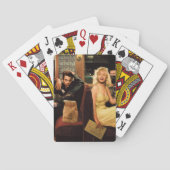 Blaue Platte Spielkarten (Rückseite)