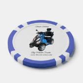 Blaue Poker-Chips Pokerchips (Einzeln)