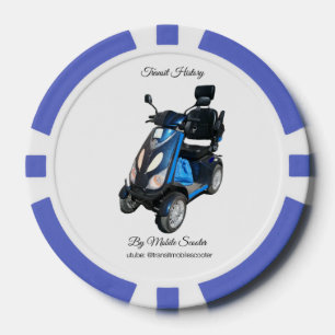 Blaue Poker-Chips Pokerchips