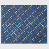 Blaue Polizei-allgemeine Telefonzelle - BRITISCHE Geschenkpapier (Flach)