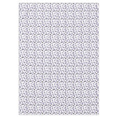 Blaue Polka-Dot-Wasserfarbe Tischdecke (Vorderseite)
