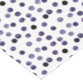 Blaue Polka-Dot-Wasserfarbe Tischdecke (Schrägansicht)