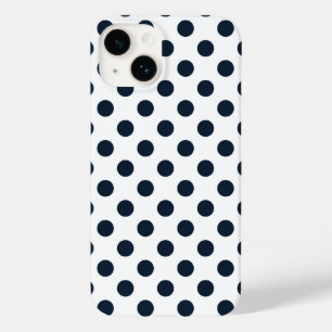 Blaue Polka-Punkte Case-Mate iPhone 14 Hülle
