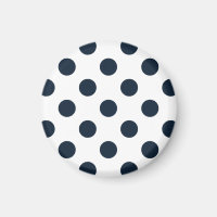 Blaue Polka-Punkte