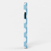 Blaue Polka-Punkte, Polka-Dot-Muster, Punkte, gepu Case-Mate iPhone Hülle (Hinten/Rechts)