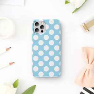 Blaue Polka-Punkte, Polka-Dot-Muster, Punkte, gepu Case-Mate iPhone Hülle