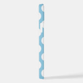 Blaue Polka-Punkte, Polka-Dot-Muster, Punkte, gepu iPhone Hülle (Rechte Seite)