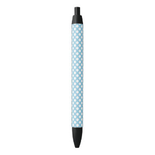 Blaue Polka-Punkte, Polka-Dot-Muster, Punkte, gepu Kugelschreiber