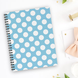 Blaue Polka-Punkte, Polka-Dot-Muster, Punkte, gepu Planer