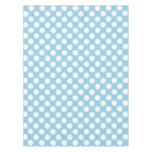 Blaue Polka-Punkte, Polka-Dot-Muster, Punkte, gepu Tischdecke (Vorderseite)