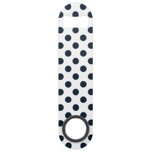 Blaue Polka-Punkte Speed Flaschenöffner