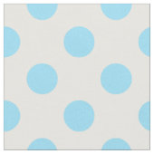 Blaue Polka-Punkte Stoff (Nahaufnahme)