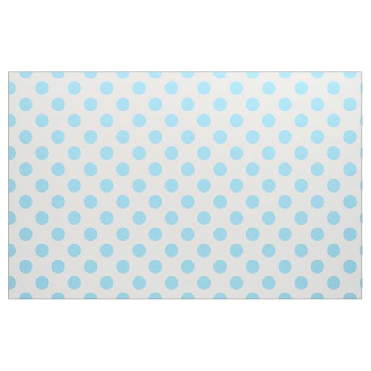Blaue Polka-Punkte Stoff (Fat Quarter (45,7 x 55,9 cm))