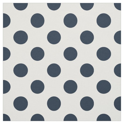 Blaue Polka-Punkte Stoff (Muster)
