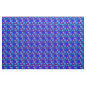 Blaue Polka-Punktmuster Stoff (Yard (91,4 cm))