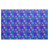 Blaue Polka-Punktmuster Stoff (Fat Quarter (45,7 x 55,9 cm))
