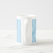 Blaue Pollinator-Garten Bone China Tasse (Rückseite)
