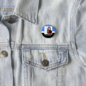 Blaue Polster-Punktvorlage Button (Beispiel)